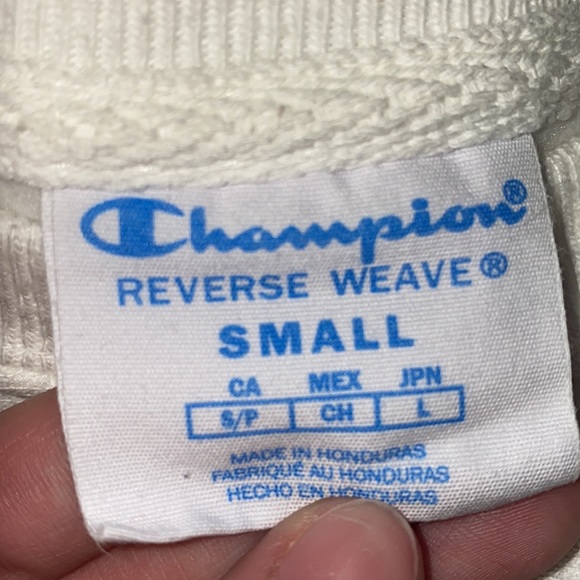 White Champion Crewneck - Picture 2 of 4